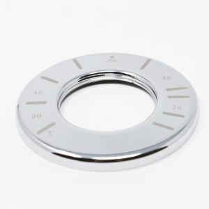 Water Valve Chrome Temperature Selection Plate