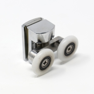 24mm Twin Chrome Door Wheels (Non-Spring)-1