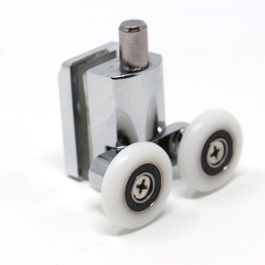 24mm Twin Chrome Door Wheels (Spring)-1