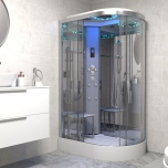 Platinum Shower Cabin 1200x800mm - Chrome Frame/Left Hand