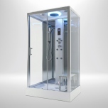 Premium Steam Shower 1050x850mm - Chrome Frame