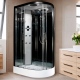 Insignia ECOnomy Shower Cabin 1200x800mm - Left Hand - Black Frame
