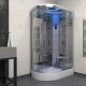 Platinum Steam Shower 1100x700mm - Chrome Frame/Right Hand