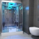 Premium Twin Steam Shower 1400x900mm - Chrome Frame