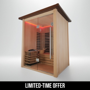2 Person Outdoor Sauna - Clearance