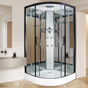 Insignia ECOnomy Shower Cabin 900x900mm - Black Frame
