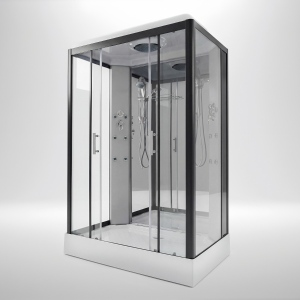 Insignia ECOnomy Shower Cabin 1400x900mm - Black Frame