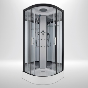 Insignia ECOnomy Shower Cabin 900x900mm - Black Frame