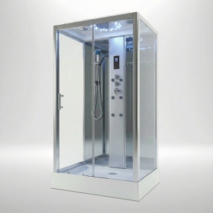 Platinum Shower Cabin 1050x850mm - Chrome Frame - Mirror