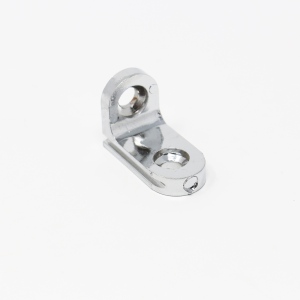 Chrome Effect Glass Panel Securing Clip