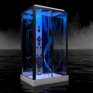 Wave - Rectangle Steam Shower