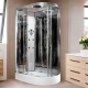 Insignia ECOnomy Shower Cabin 1200x800mm - Left Hand - Chrome Frame