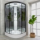 Insignia ECOnomy Shower Cabin 800x800mm - Black Frame