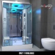 Ex-Display - Diamond Steam Shower 1400x900mm - Chrome Frame