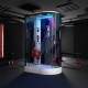 Fight - Offset Steam Shower (Left Hand)
