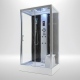 Black Marble - Rectangle Steam Shower - 1050mm x 850mm : Clearance