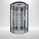 Insignia ECOnomy Shower Cabin 900x900mm - Black Frame