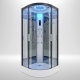 Platinum Shower Cabin 800x800mm - Black Frame/Clear Glass