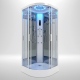 Platinum Shower Cabin 1000x1000mm - Chrome Frame/Clear Glass