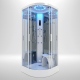 Platinum Steam Shower 900x900mm - Chrome Frame/Clear Glass
