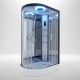 Premium Shower Cabin 1200x800mm - Black Frame/Right Hand