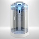 Premium Shower Cabin 1000x1000mm - Chrome Frame/Clear Glass
