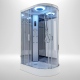 Premium Shower Cabin 1200x800mm - Chrome Frame/Left Hand