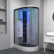 Monochrome Steam Shower - Left Hand Offset