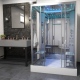 Platinum Twin Steam Shower 1400x900mm - Chrome Frame