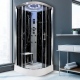 Black Marble - Quadrant Shower Cabin