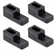 PRC20 Glass Retaining Clip - Black (4pack)