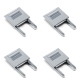 LeakFree Framework Securing Clip - Chrome (4 pack)