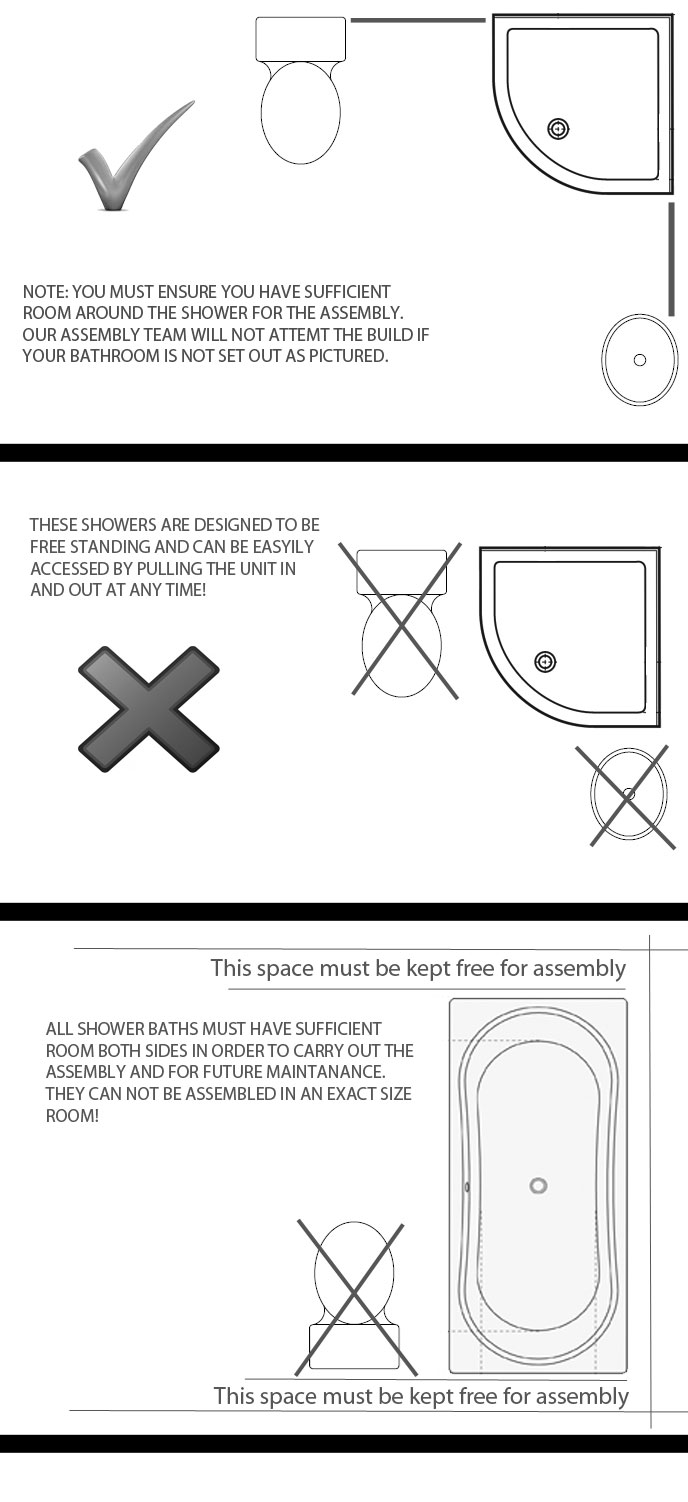 Installation Requirements for the Insignia Steam Shower