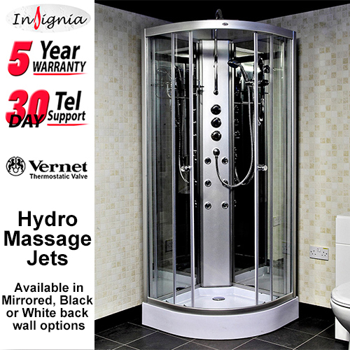 The Insignia GT842 Hydro-Massage Shower Cabin