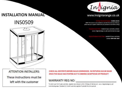 Insignia Instructions