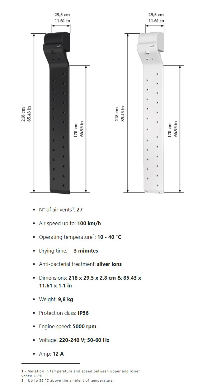 Body Dryer Technical Record