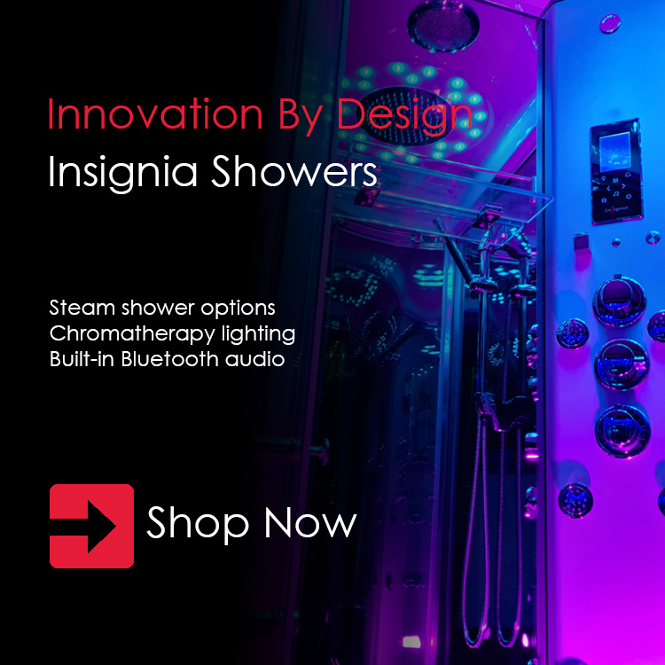 Steam Showers, Shower Cabins & Shower Enclosures Insignia Showers
